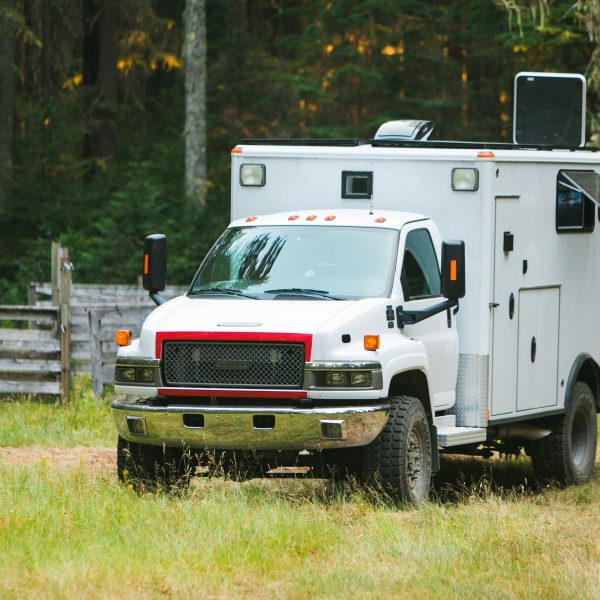 Tom's RV ambulance from the Lost Box Ambulance Blog